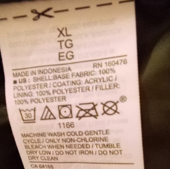 Green cheetah print puffer jacket - Picture 3 of 3